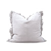 Ruffle Cushion - Light Grey